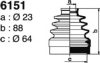 DEPA 6151 Bellow Set, drive shaft